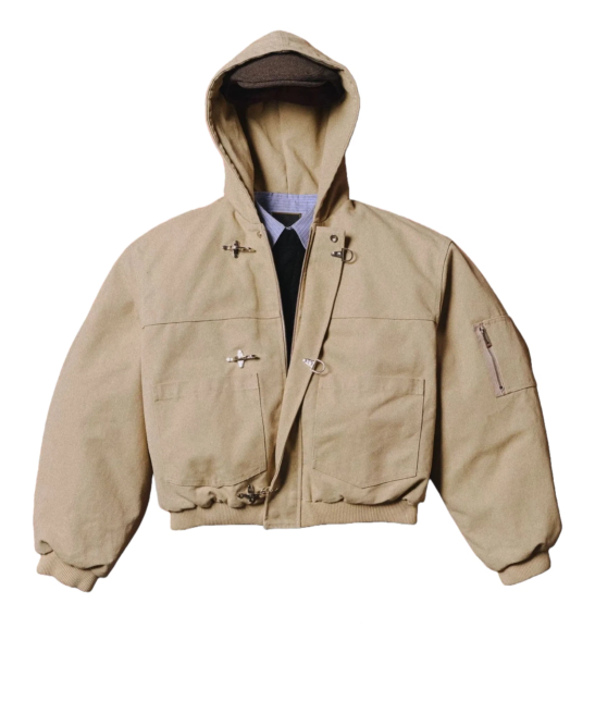 15OZ CANVAS CLASP BOMBER JACKET