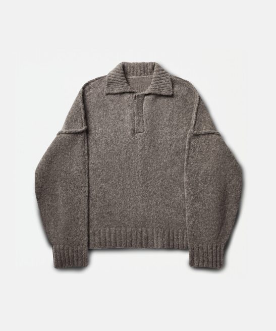WOOL-KNIT POLO